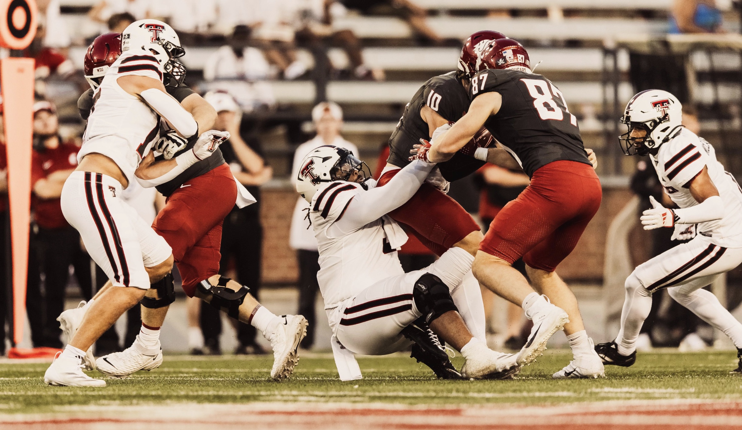 Texas Tech in action against Washington State Texas Tech in action against Washington State