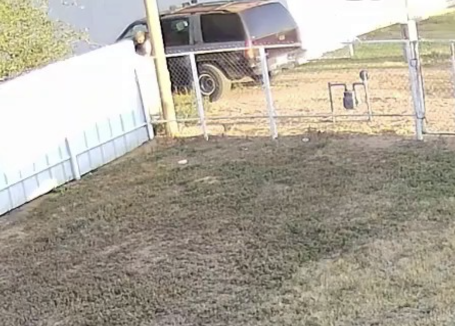 Suspect in brown SUV leaving the dumpster Suspect in brown SUV leaving the dumpster