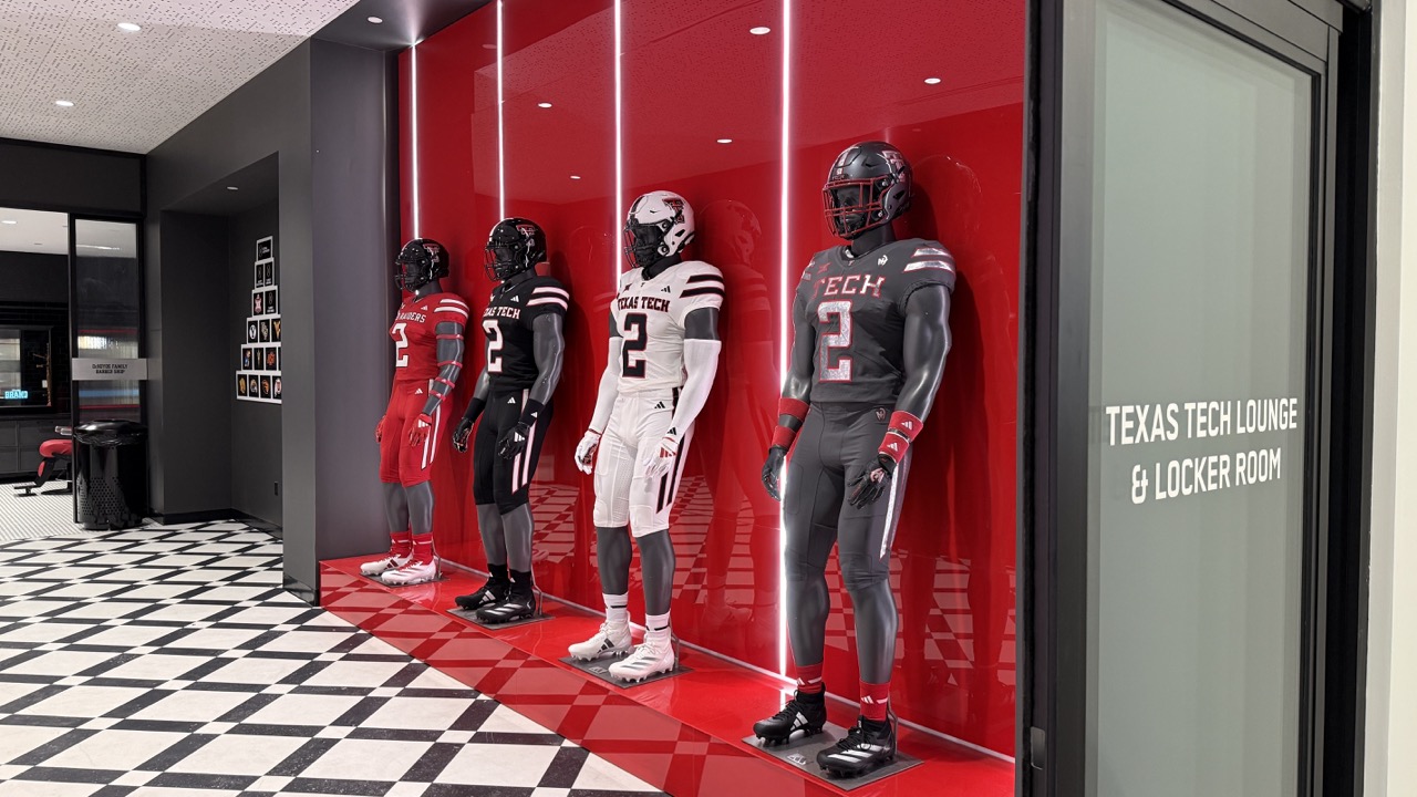 The Red Raider's Uniforms at the Womble Center