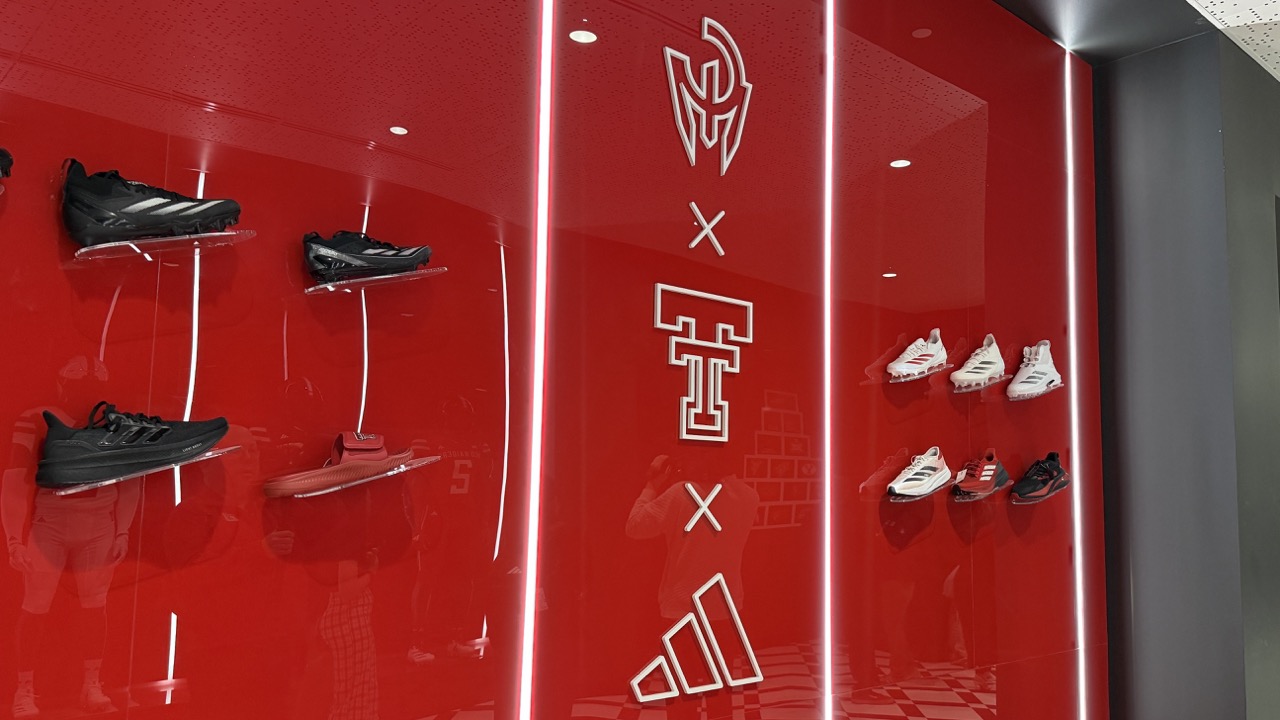 Texas Tech x Adidas x Patrick Mahomes' Cleats at the Womble Center