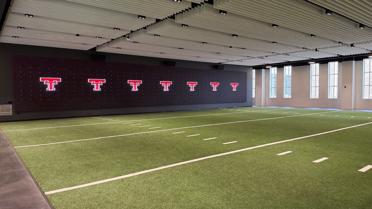 The Indoor Practice Field at the Womble Center