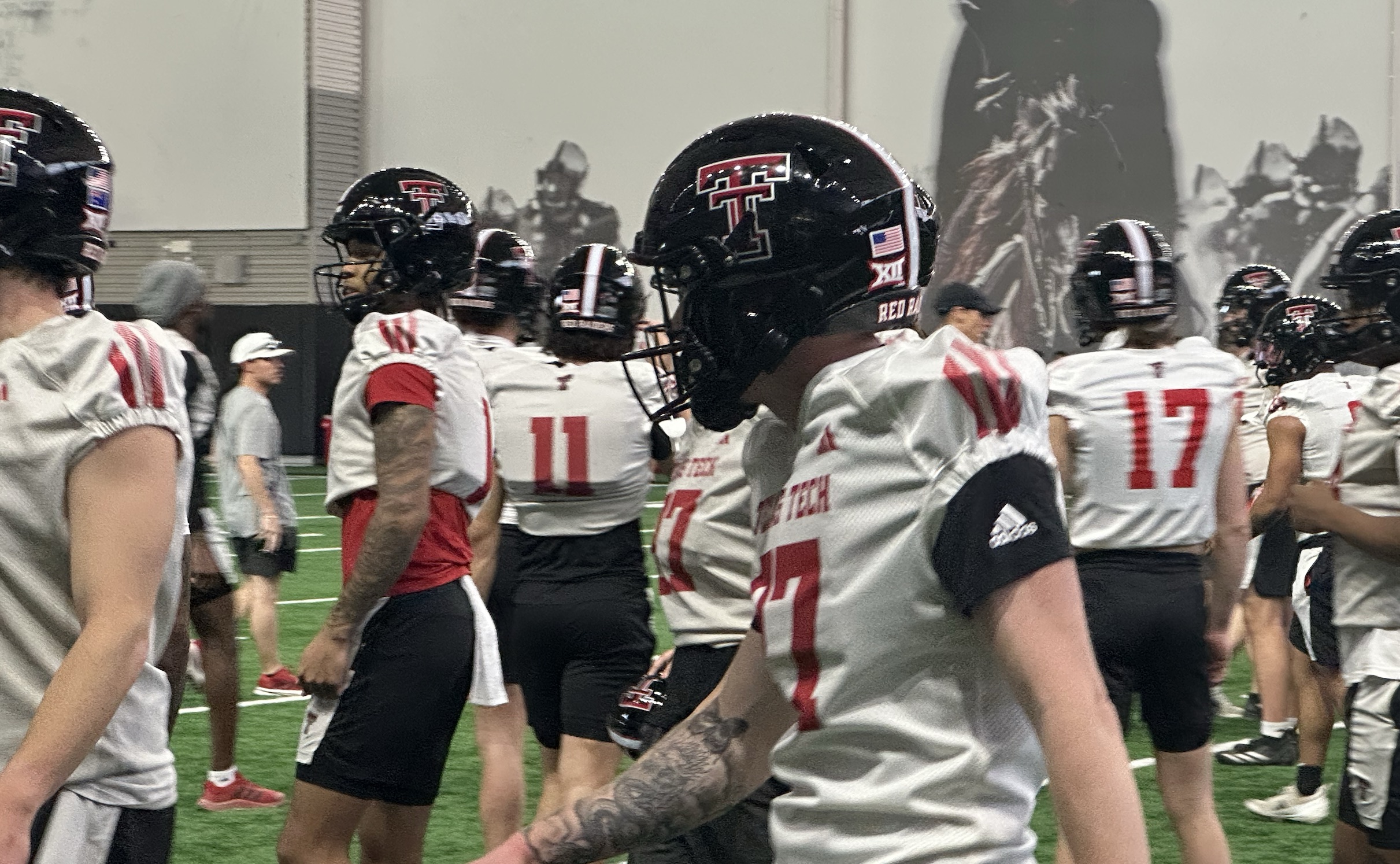 Texas Tech Football during Spring Practice