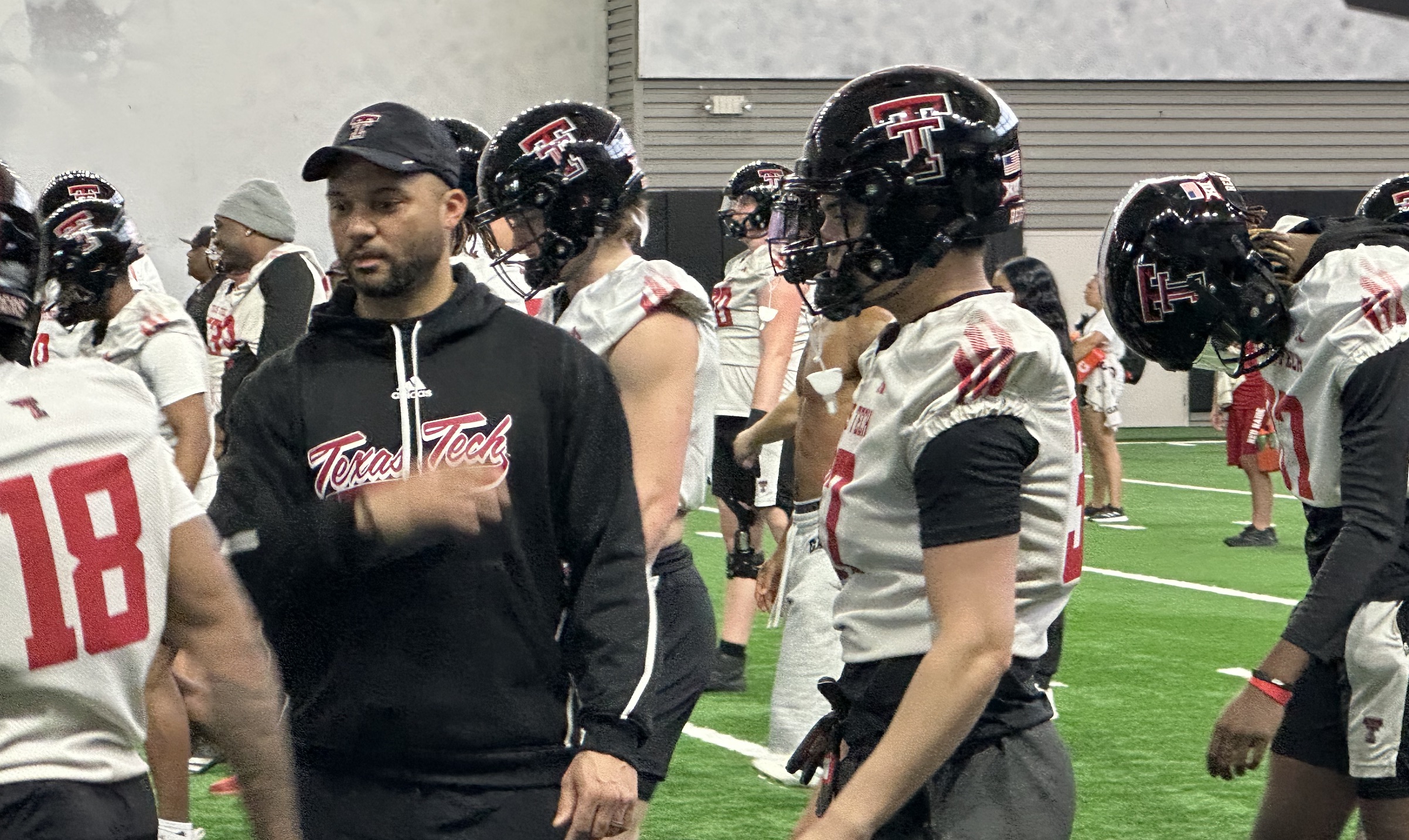 Texas Tech Football during Spring Practice