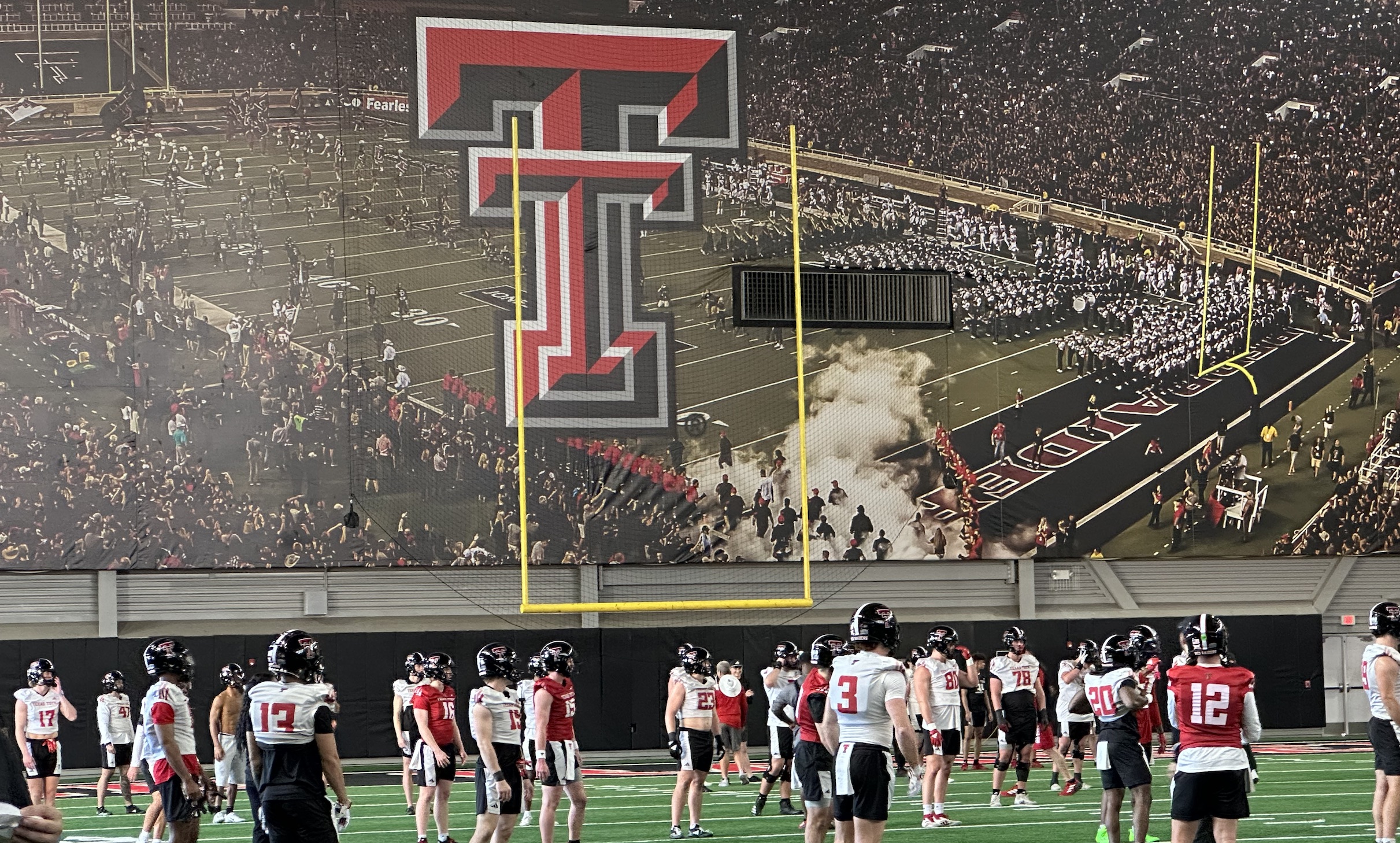 Texas Tech Football during Spring Practice