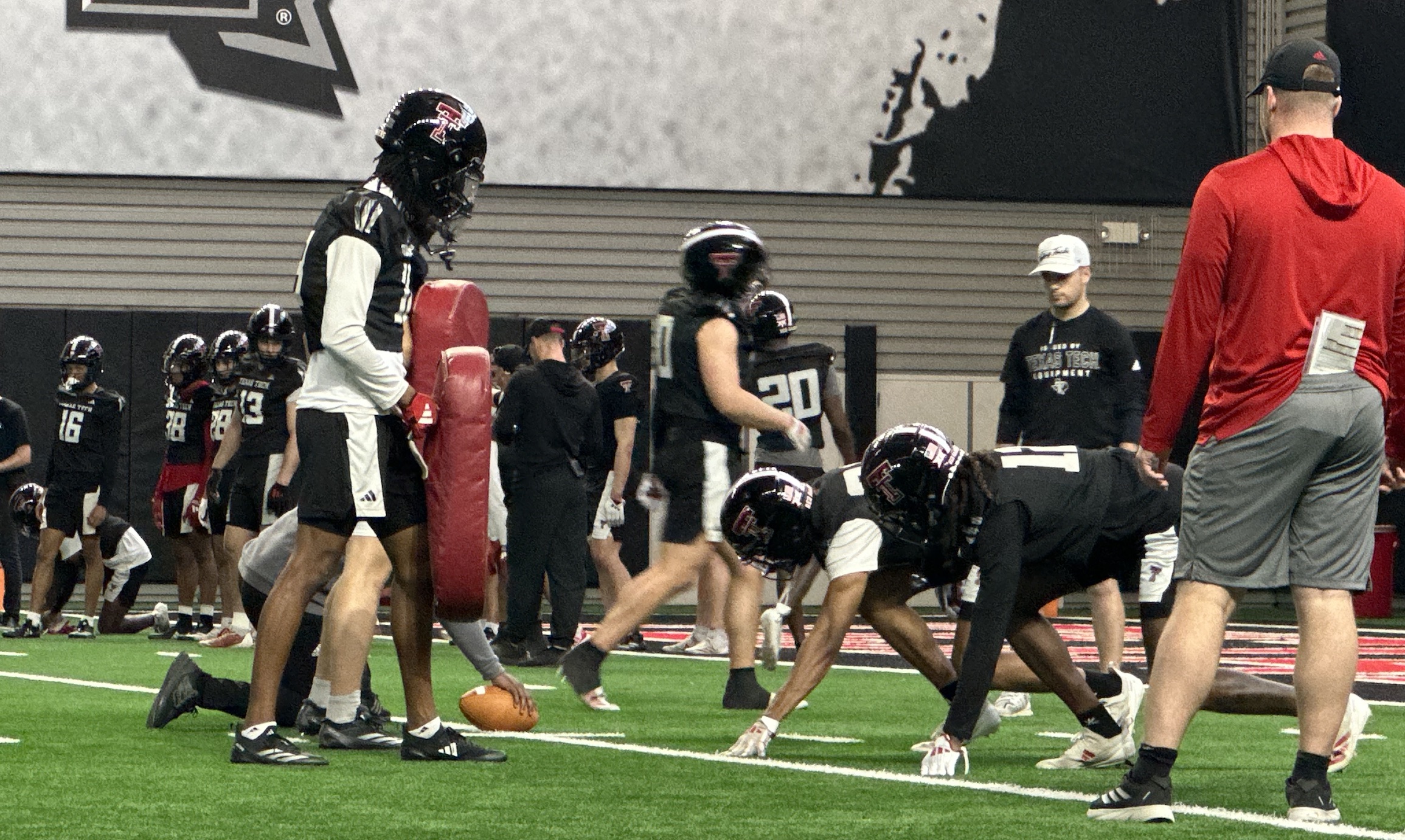 Texas Tech Football during Spring Practice