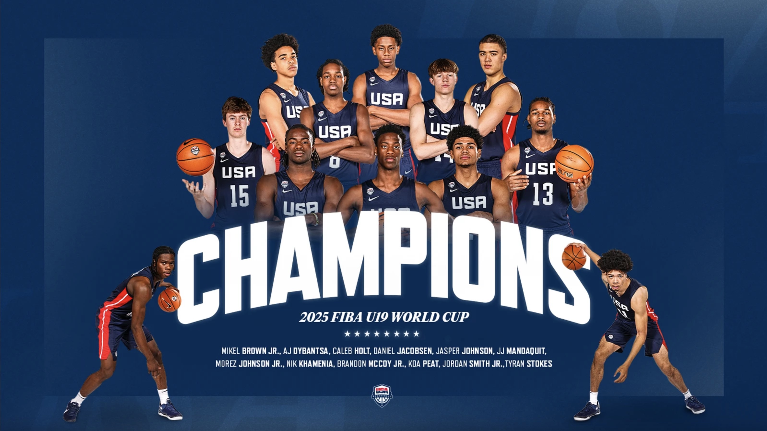 Team USA - U19 FIBA World Cup Champions Team USA - U19 FIBA World Cup Champions