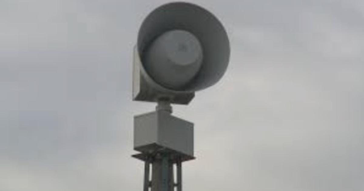 City to Test Outdoor Warning System Sirens This Friday