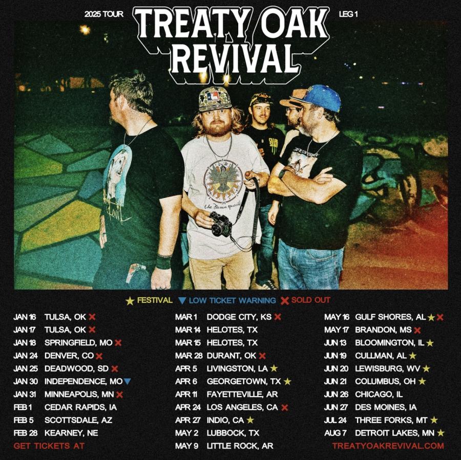 Treaty Oak Revival Tour Dates Treaty Oak Revival Tour Dates