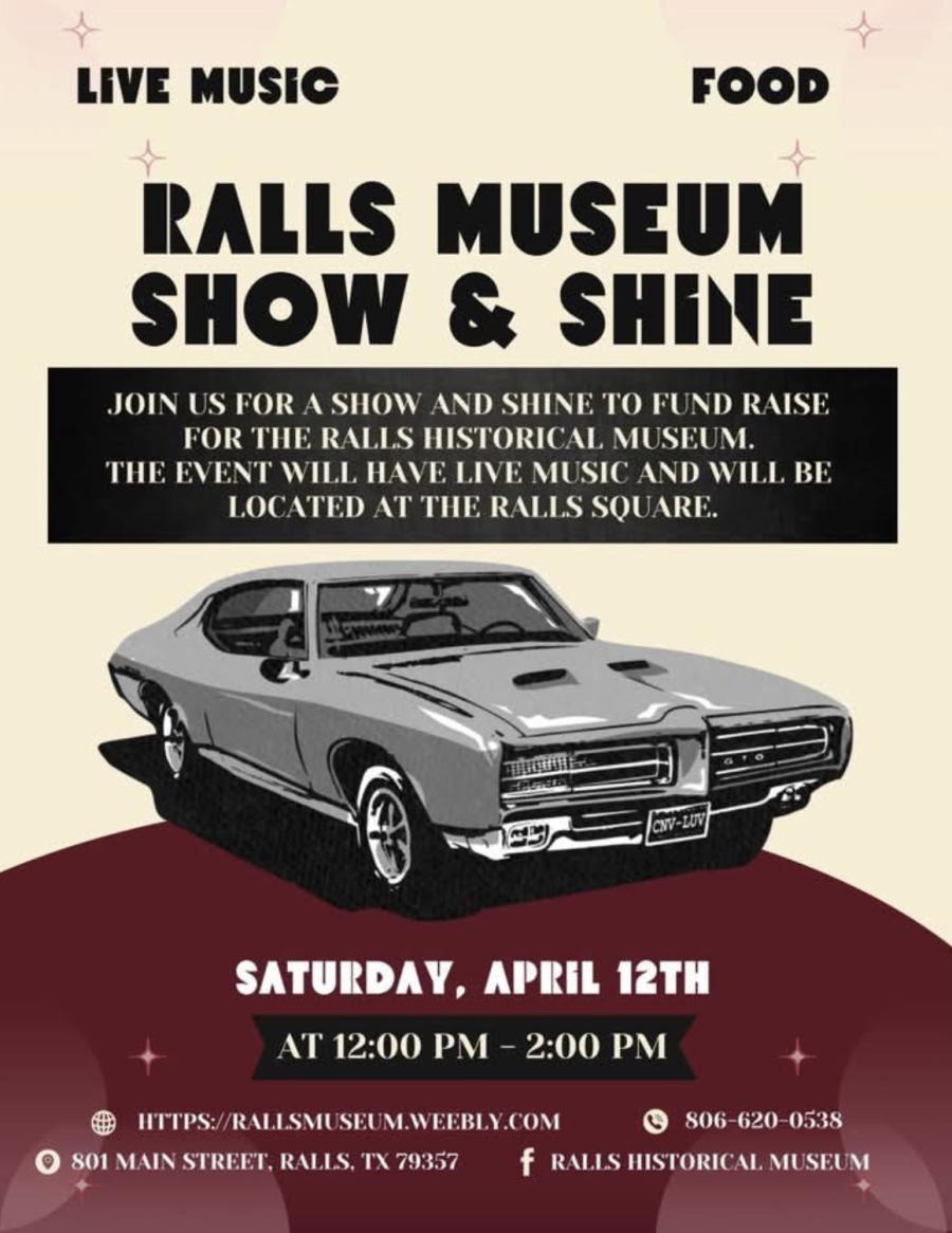 Ralls Museum Show & Shine Ralls Museum Show & Shine