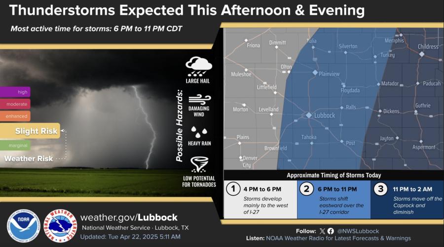 Thunderstorms Expected This Afternoon and Evening Thunderstorms Expected This Afternoon and Evening