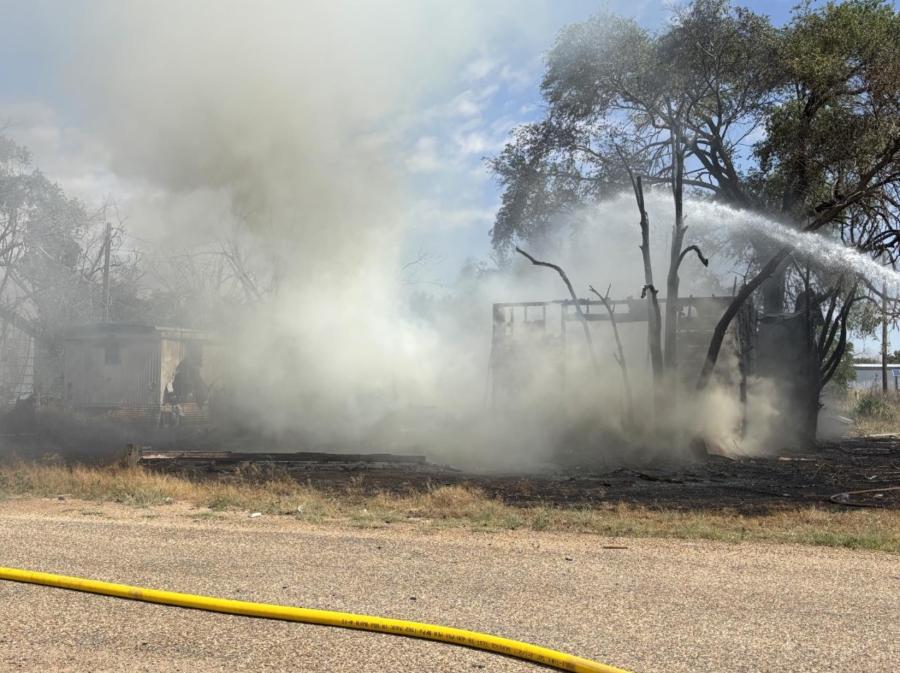 Fire Tears Through East Lubbock Home, Damages Nearby Structures Fire Tears Through East Lubbock Home, Damages Nearby Structures