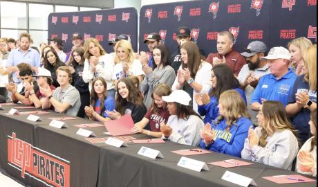 Lubbock-Cooper Student Athletes sign to play sports at the next level.