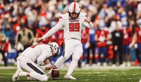 Texas Tech Kicker Gino Garcia named Semi-Finalist for the Lou Groza Award