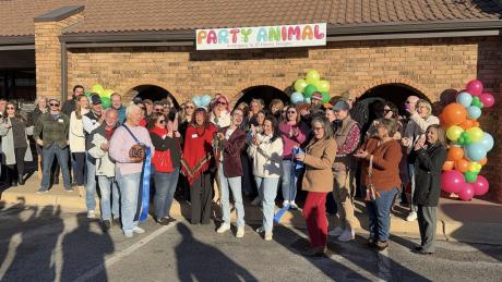 Party Animal celebrates its first anniversary with a ribbon cutting ceremony