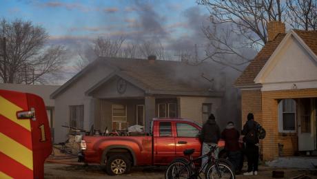 Lubbock Fire Rescue Firefighters Contain Blaze on 26th Street in Lubbock