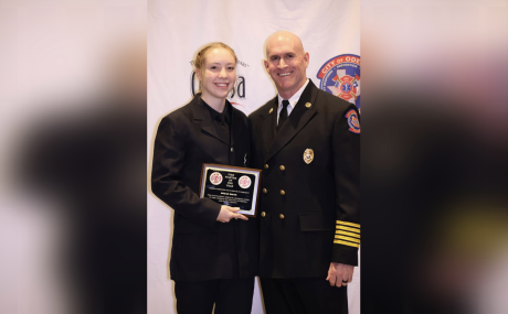 Megan Smith, a former Lubbock resident, has been honored as the City of Odessa’s Firefighter of the Year.