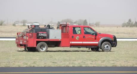 Firefighters Tackle Blaze at Unoccupied Trailer in Slaton