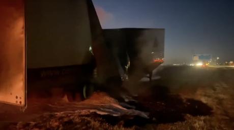 Lubbock Fire Rescue responded to a tractor trailer fire on the 7000 block of South Interstate 27 early Thursday morning, Jan. 23.