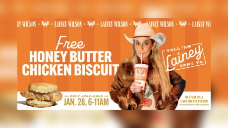 Whataburger Offers Free Honey Butter Chicken Biscuit Jan. 28