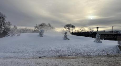 Sled Hill at Lobo Lake Park in Levelland