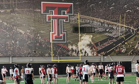 Texas Tech Football during Spring Practice