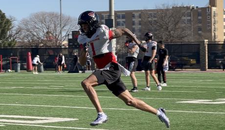 Texas Tech Football during Spring Practice