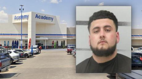 Travis Landin, 28, was arrested after allegedly attempting to steal over $1,500 worth of merchandise from Academy Sports