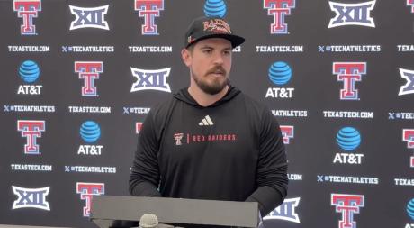 Texas Tech Offensive Coordinator Mack Leftwich