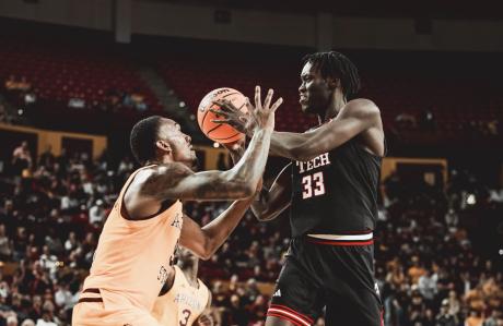 Texas Tech in action against Arizona State
