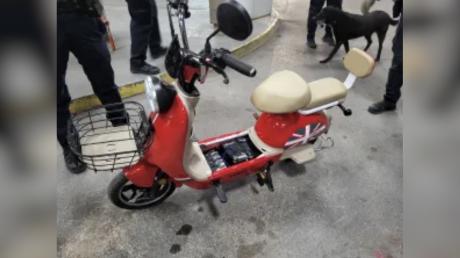 U.S. Customs and Border Protection officers seized over 12 pounds of fentanyl and 0.3 pounds of cocaine at the Paso Del Norte international crossing inside a motorized scooter.