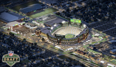 Lambeau Field. Home of the Green Bay Packers