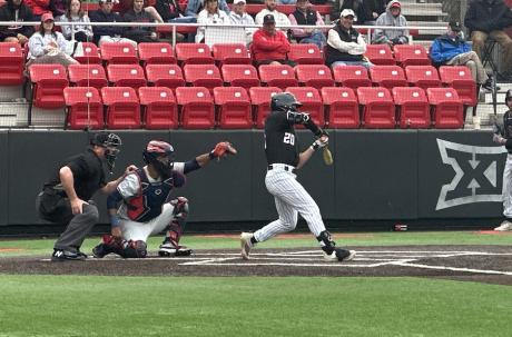Texas Tech Baseball in action against Arizona