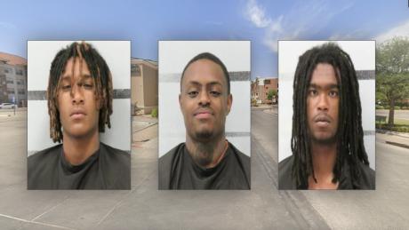 Left: Nigel Branscomb, 20; Center: Arshawn Green, 22; Right: Humza Clemons, 20