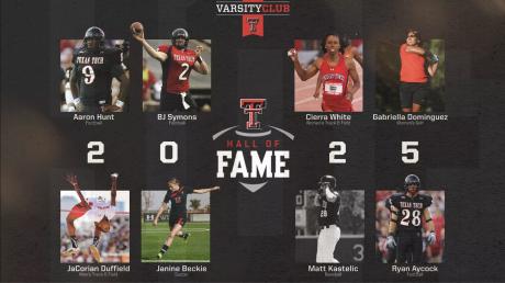 Texas Tech 2025 Hall of Fame Class