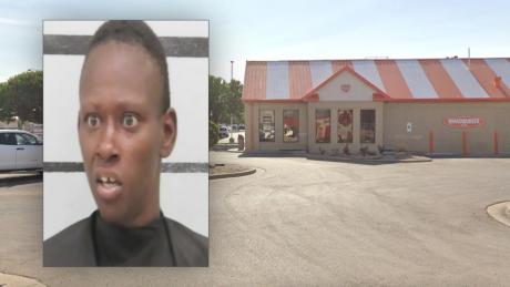 Sheena Lewis, 38, was arrested after causing a scene along a stretch of 50th Street Sunday evening, where police say she exposed her breasts and buttocks to passing vehicles before running through several fast-food restaurants to evade arrest.