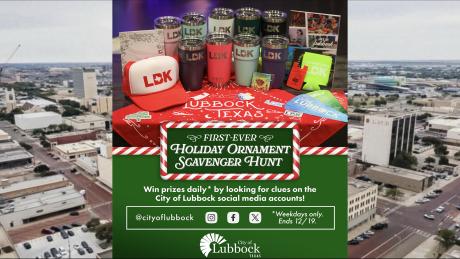 City of Lubbock Launches Holiday Ornament Scavenger Hunt