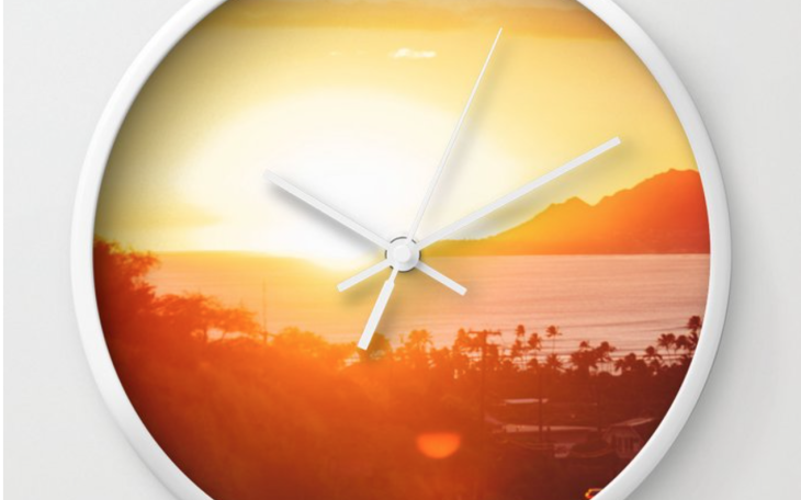Sunrise Clock Daylight Saving Time (Courtesy/society6)