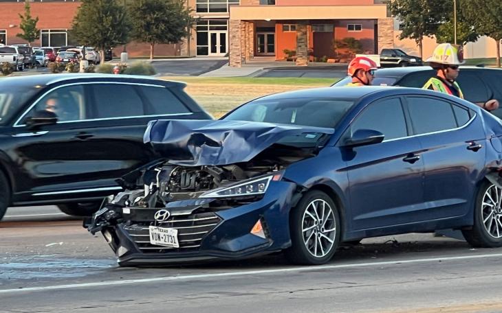 1 Rushed to Hospital After a Little Hyundai was Sandwiched Between 2 Pickups