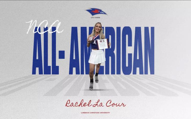 LCU Cheerleader Rachel La Cour