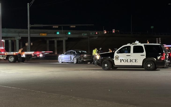 Crash on 82nd Street near I-27