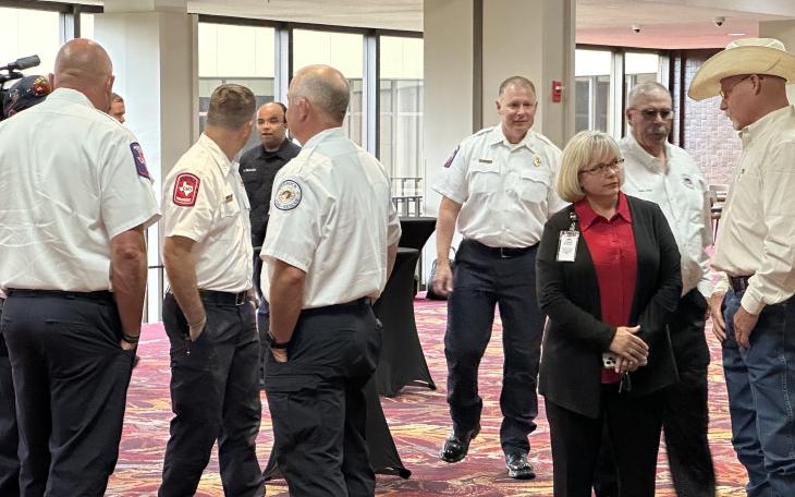The City of Lubbock hosted a meet and greet for the community and the finalists for Chief of Lubbock Fire Rescue