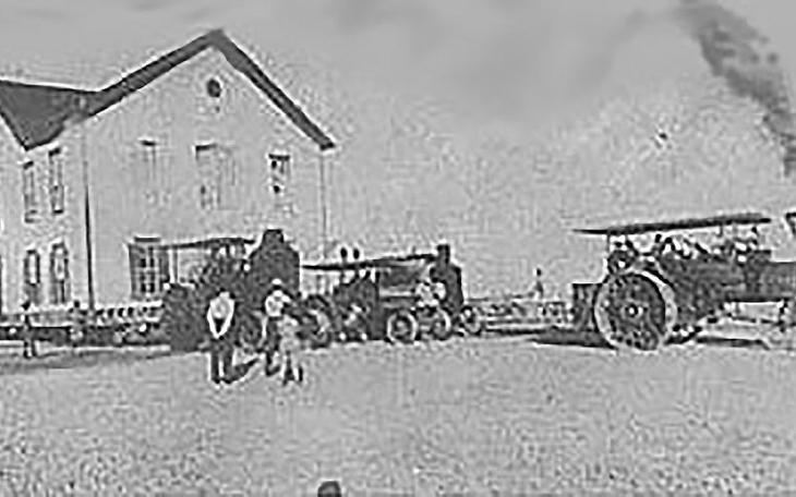 Emma's courthouse was dismantled, and its remnants were carted to Cedric, another fledgling community.