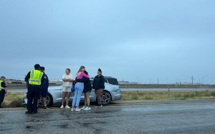 Mustang Spins Out of Control on Loop 289 on Sept 2, 2024