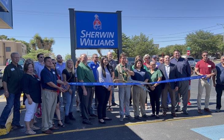 Sherwin-Williams celebrates its grand opening of its newest store