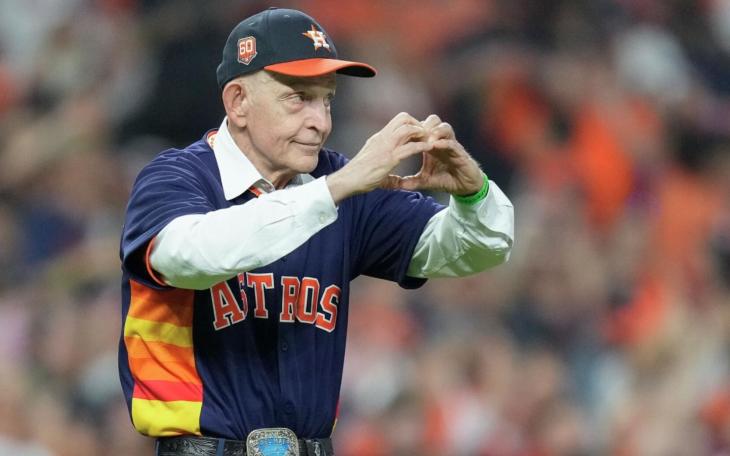 Mattress Mack at Houston Astro's Game
