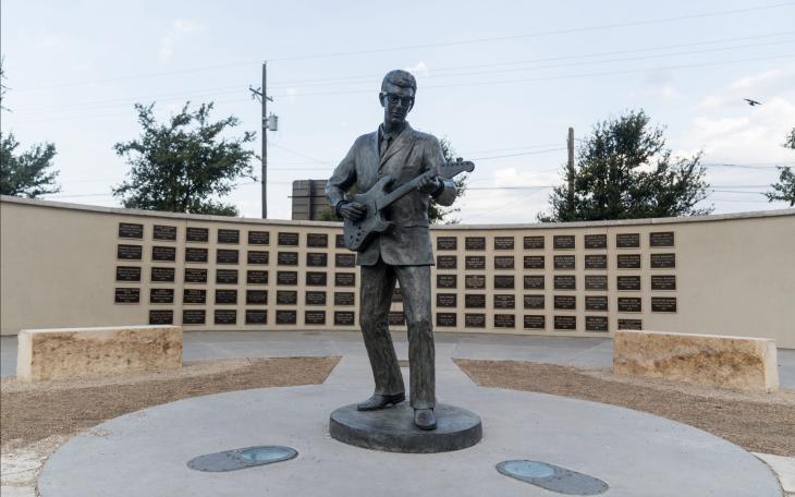Buddy Holly Statue in Lubbock