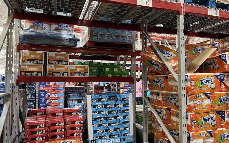 Toilet Paper Has Run Out at Sam's Club, Paper Towels Soon to Follow