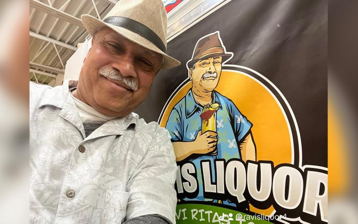 Ravi Patel, proprietor of Ravi's Liquor Stores in Lubbock