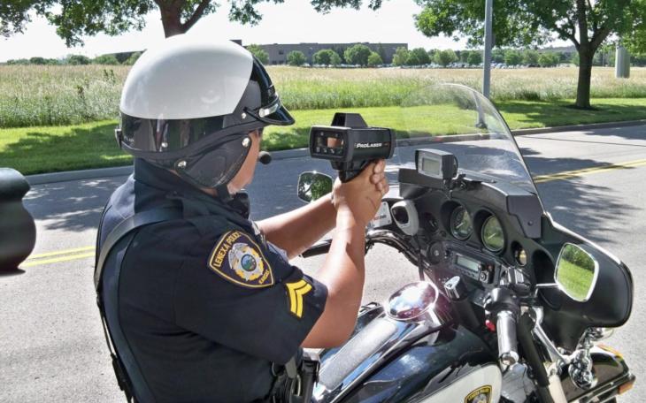 Police Using Radar Gun