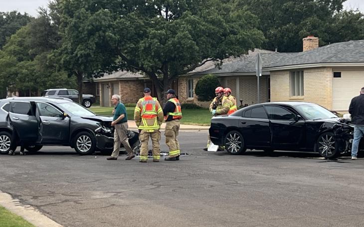 Crash on Chicago Ave and 77th St on Friday, October 18.